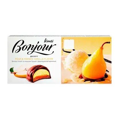 Изображение товара Пирожное Груша с французской ванилью Bonjour Konti Souffle 232г