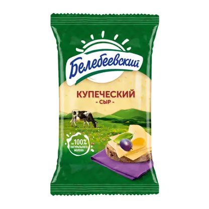 Изображение товара Сыр Белебеевский Купеческий 52% 190г