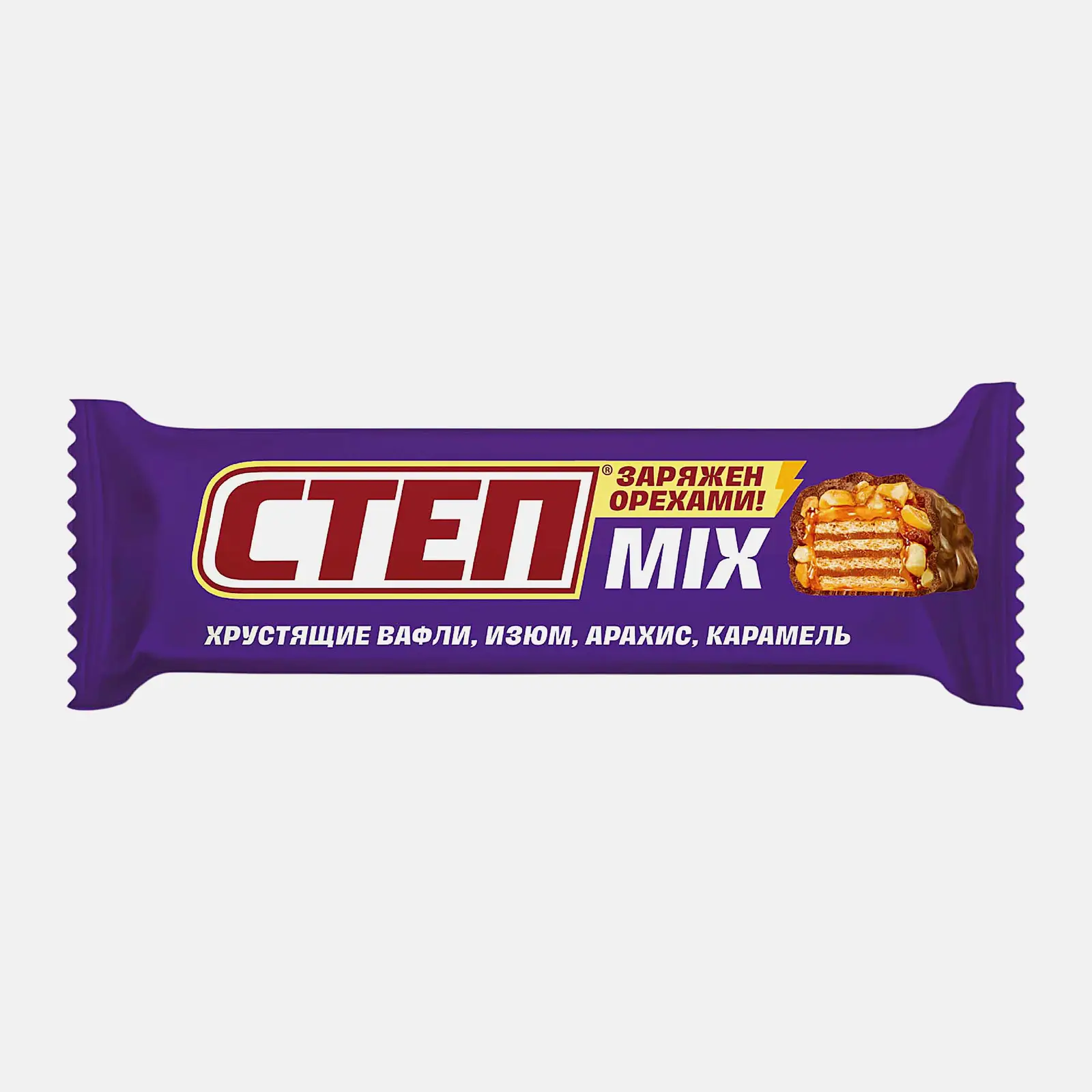 Изображение товара Конфета вафельная глазированная Степ Mix 40г