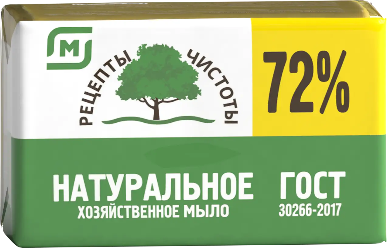 Мыло хозяйственное Магнит 72% 200г - Магнит-Продукты