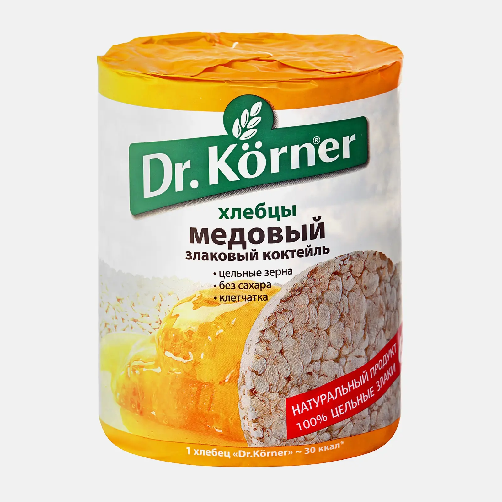Хлебцы Злаковый коктейль Медовый Dr.Korner 100г - фото 2 Хлебцы Злаковый коктейль Медовый Dr.Korner 100г - фото 2