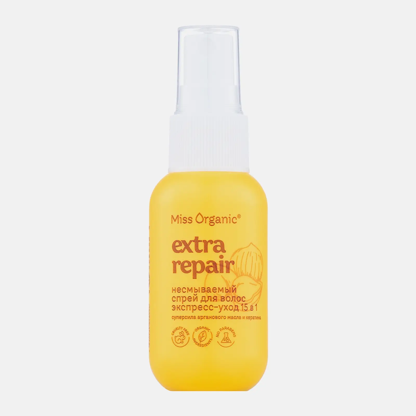 Спрей для волос Miss Organic Уход 15в1 Extra repair 40мл