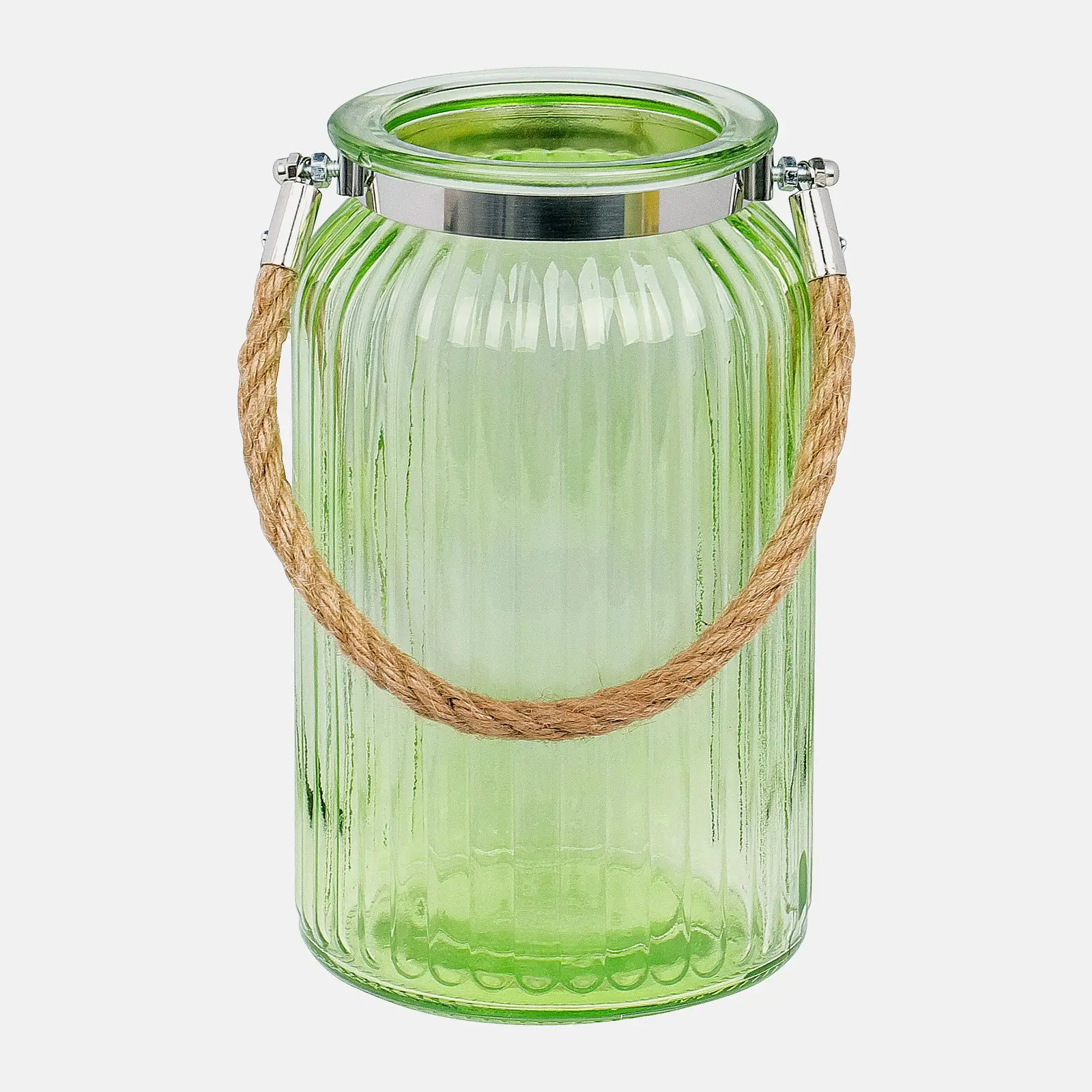 Ваза коллекция Лимон стеклянная 18см