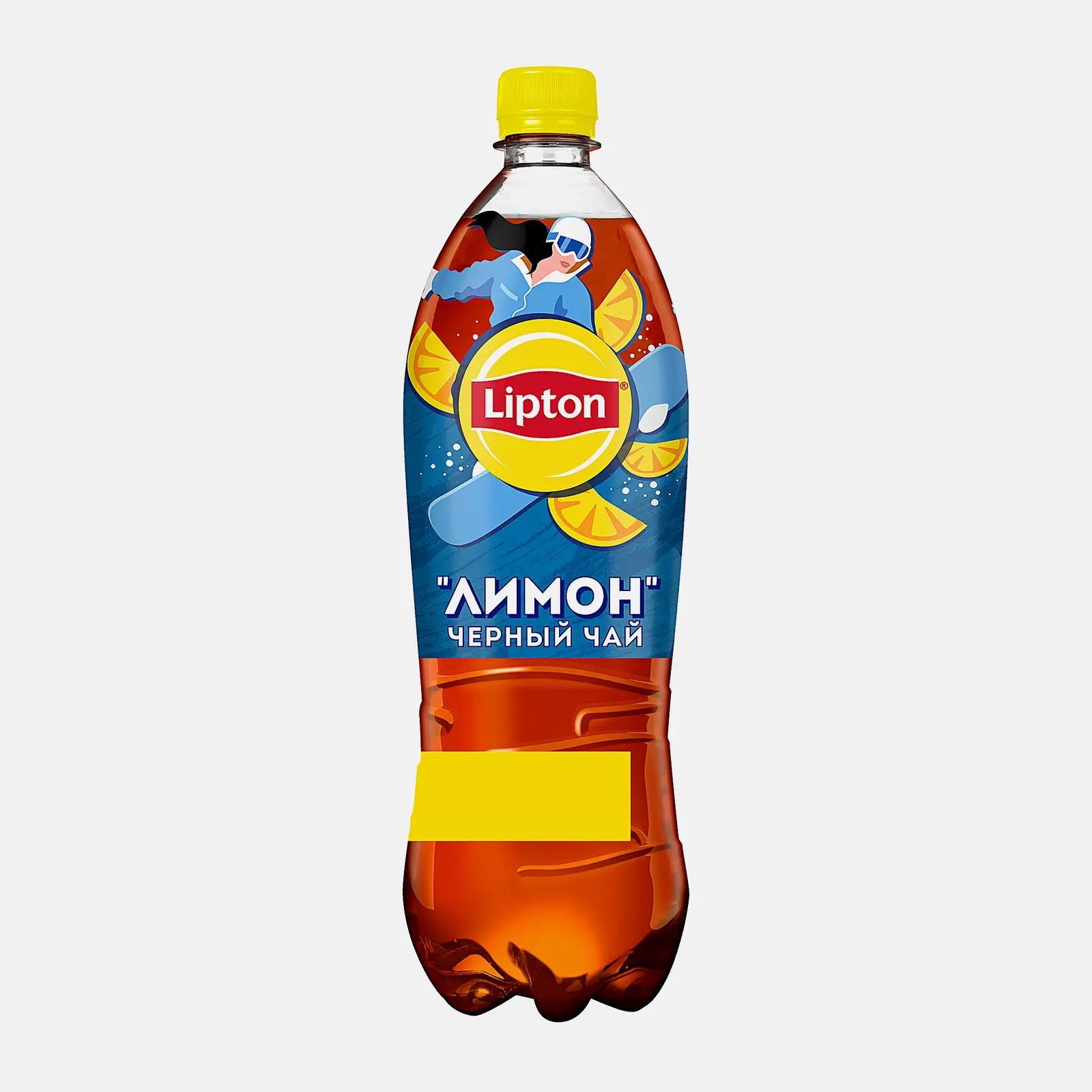 Изображение товара Напиток Lipton Чай черный холодный Лимон 1л в пластиковой бутылке