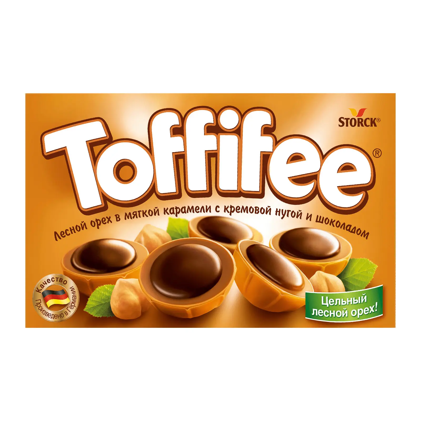 Изображение товара Конфеты Лесной орех в карамели Toffifee 125г