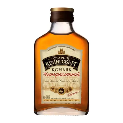 Коньяк Старый Кенигсберг 4 года 40% 100мл