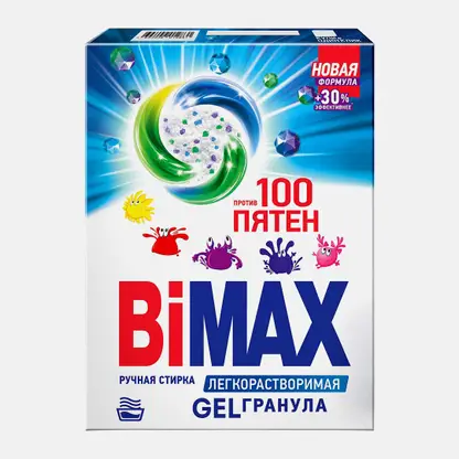 Стиральный порошок Bimax 100 пятен автомат 400г