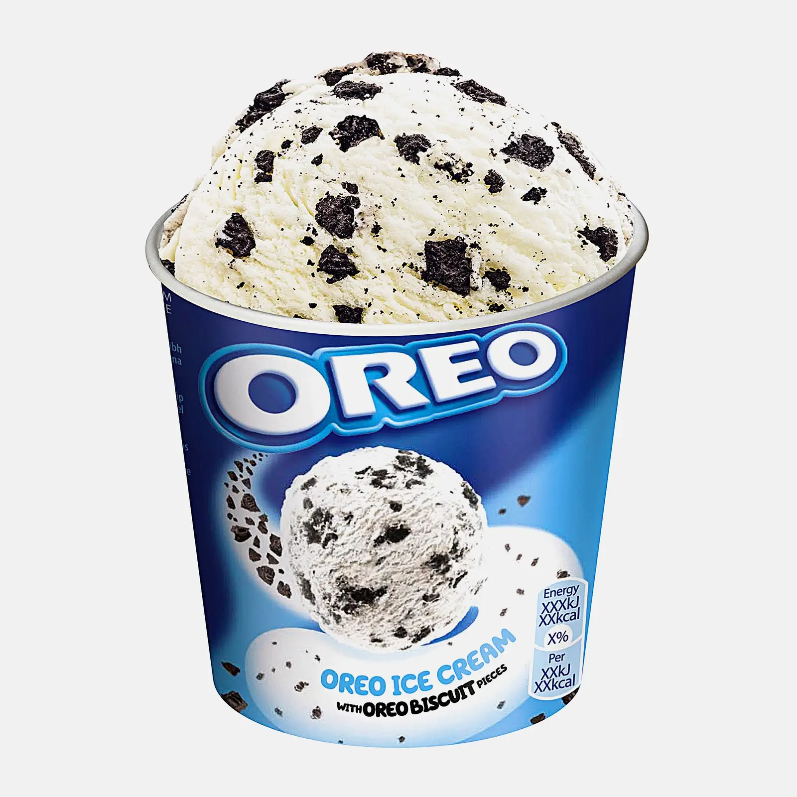 Мороженое Oreo ведро сливочное с дробленым печеньем 263г