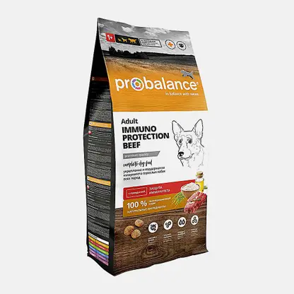 Сухой корм для взрослых собак Immuno Adult со вкусом говядины Probalance 12кг