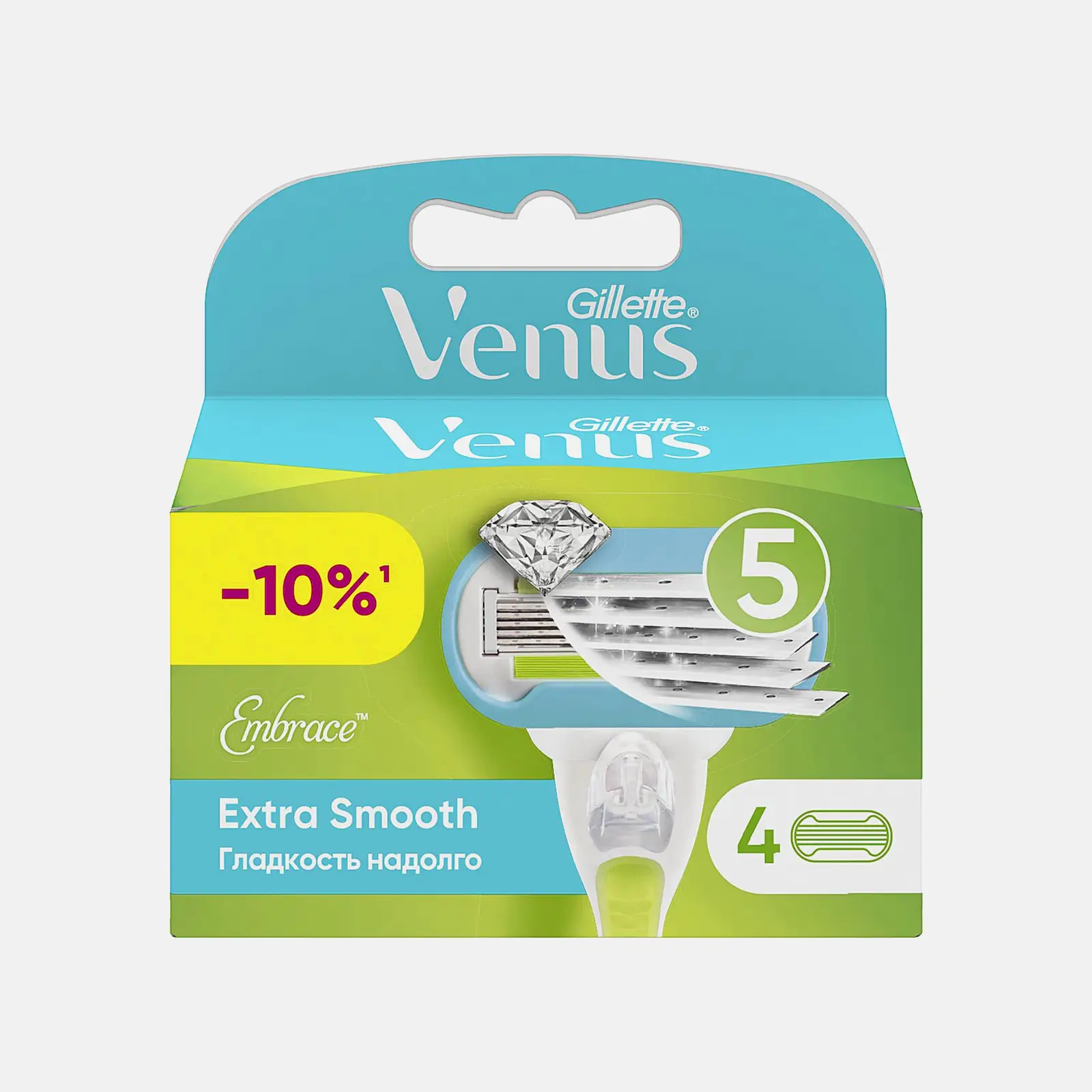 Кассеты для бритья Gillette Venus Embrace 4шт