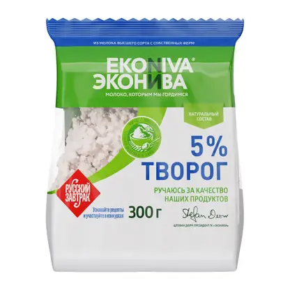 Изображение товара Творог Эконива 5% 300г