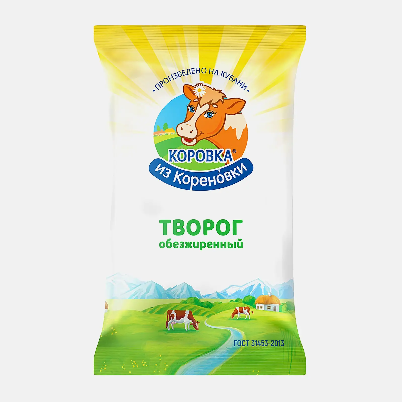 Творог Коровка из Кореновки обезжиренный 180г