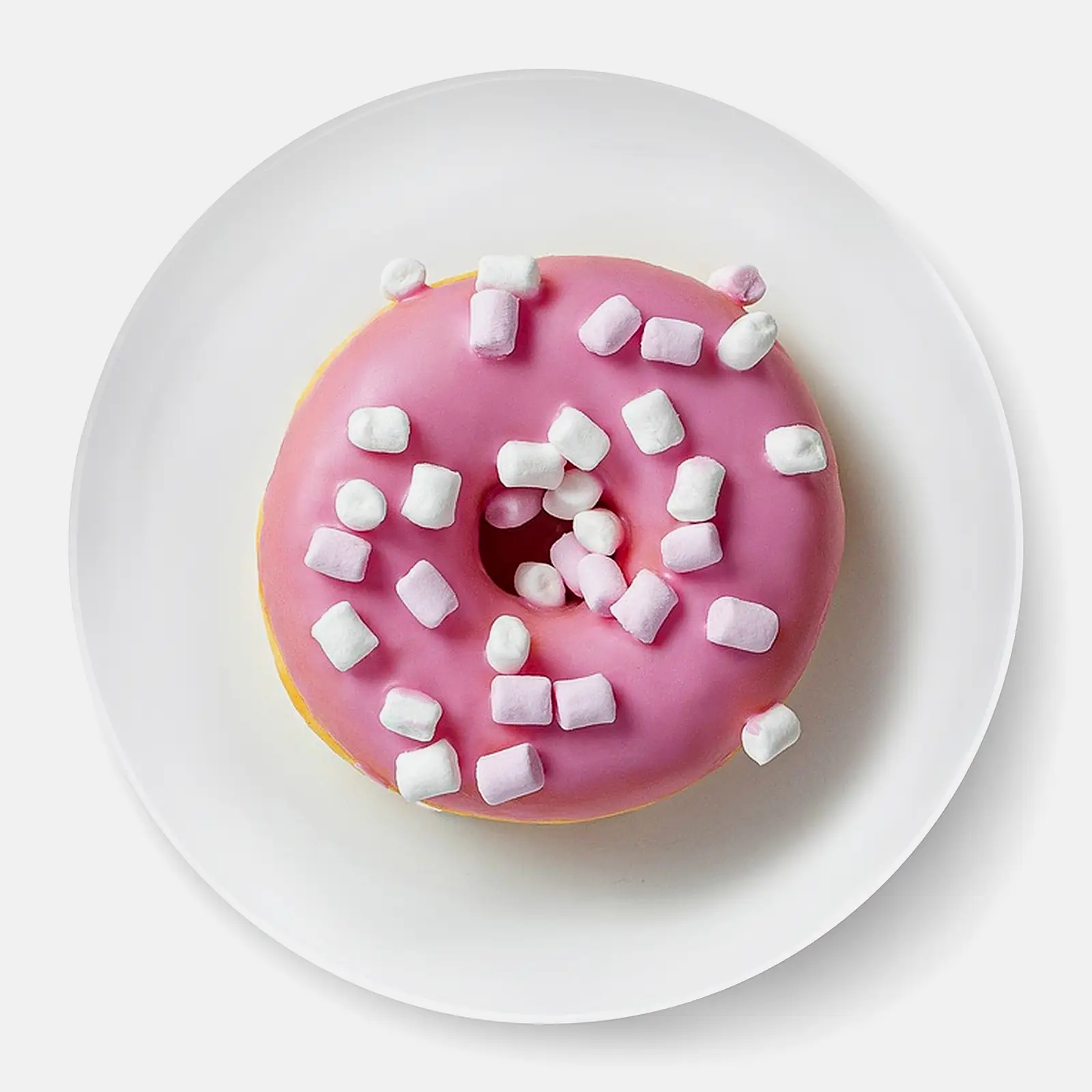 Изображение товара Донат с посыпкой маршмеллоу 58 г мягкое кондитерское изделие