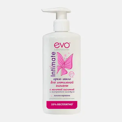 Крем-мыло для интимной гигиены Evo Intimate Экстракт календулы 250мл