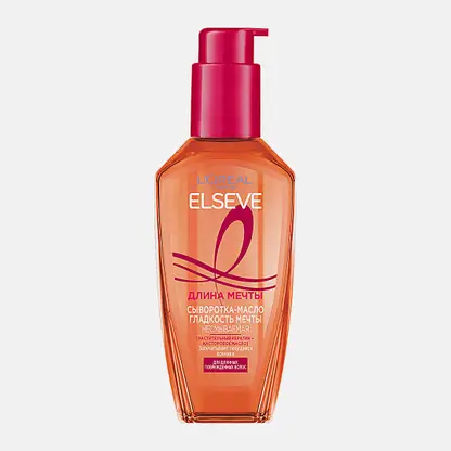 Сыворотка для длинных непослушных волос L’Oréal Paris Гладкость мечты Elseve Длина мечты несмываемый уход 100мл