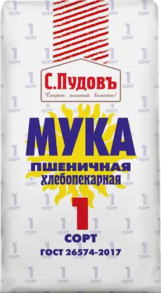 Мука С.Пудовъ пшеничная 2кг