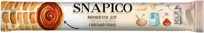Изображение товара Крем-десерт с вареной сгущенкой в вафельной трубочке Snapico 70г