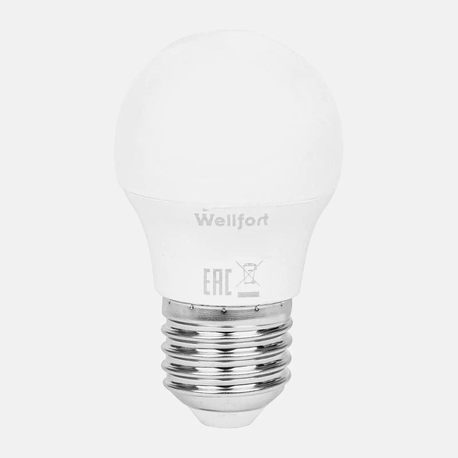 Лампа светодиодная шар Wellfort 10Вт Е14 холодный