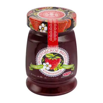 Изображение товара Варенье клубничное Вологодское 370г