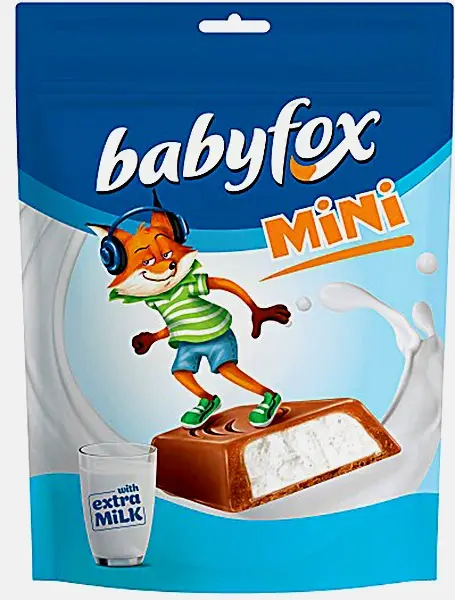 Изображение товара Конфеты шоколадные c молочной начинкой Babyfox 120г - вкусное лакомство для перекуса