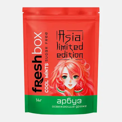 Драже без сахара со вкусом арбуза Freshbox 14г