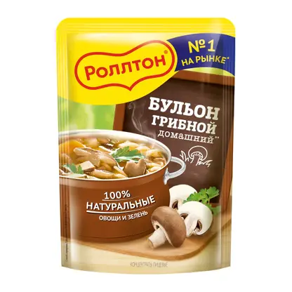 Бульон грибной Роллтон Домашний 90г