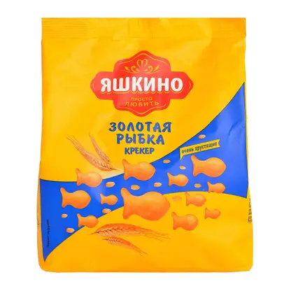 Изображение товара Крекер Золотая рыбка Яшкино 180г Изображение товара Крекер Золотая рыбка Яшкино 180г