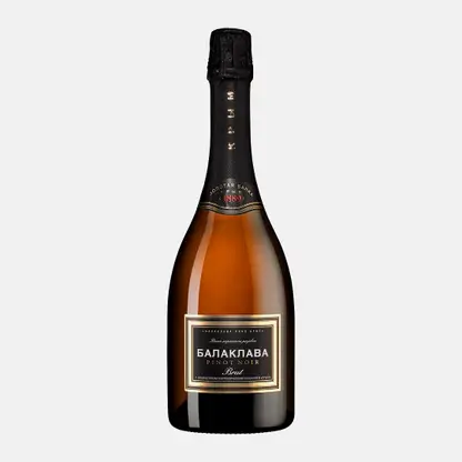 Вино игристое Балаклава Pinot Noir розовое брют 12% 0.75л