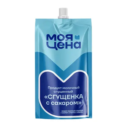 Изображение товара Продукт молочный Моя цена Сгущенка с сахаром 270г