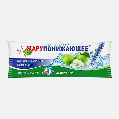 Мороженое Жаропонижающее Фруктовый лед яблочный 70г