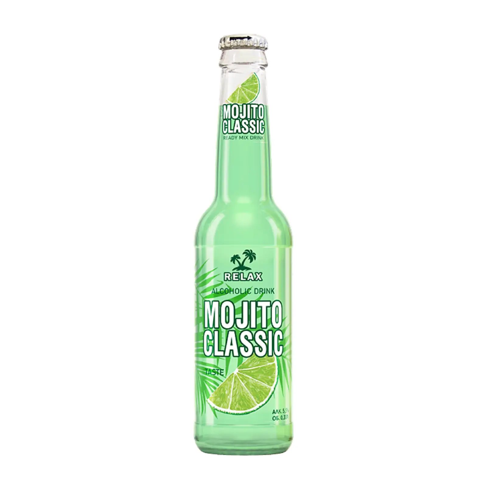 Изображение товара Relax Mojito Classic нефильтрованный пивной напиток 330мл 5.5%
