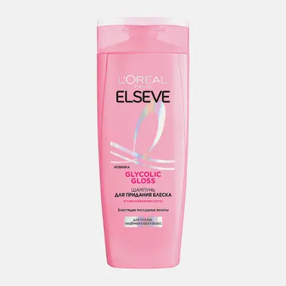 Шампунь для тусклых волос Glycolic Gloss Elseve 400мл