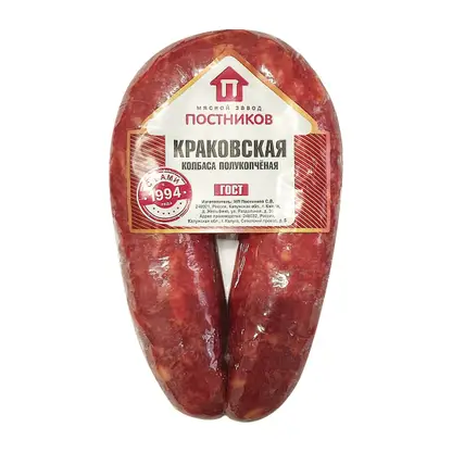 Изображение товара Колбаса Краковская полукопченая весовая