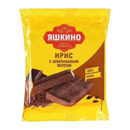 Изображение товара Ирис Яшкино с шоколадным вкусом 140г