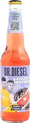 Пивной напиток Doctor Diesel ежевика грейпфрут нефильтрованный пастеризованное 5% 450мл