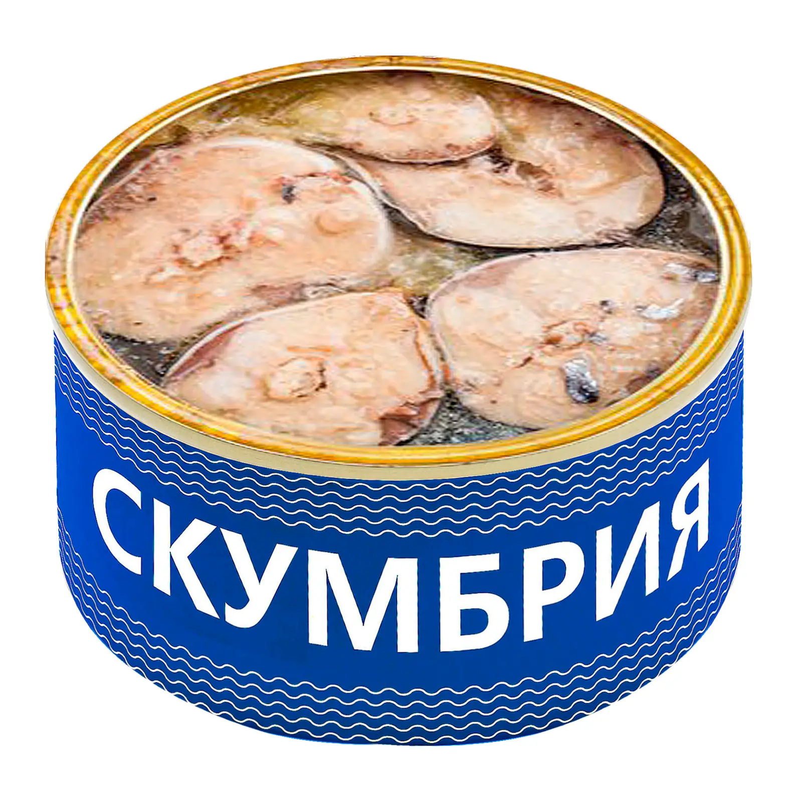 Изображение товара Скумбрия натуральная в масле 250г - вкусный консервированный морепродукт
