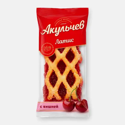 Слойка Латис с нач со вкусом вишни Акульчев 35г