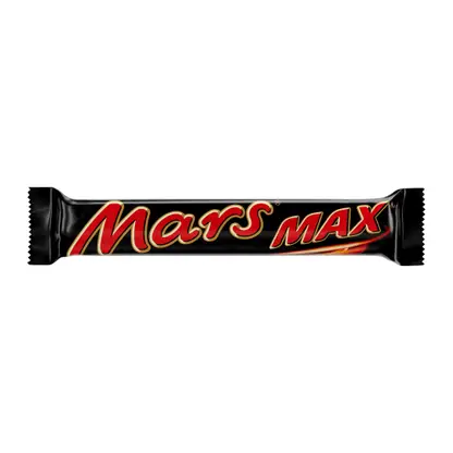 Изображение товара Шоколадный батончик с карамелью и нугой Mars Max 81г - насыщенный десерт без красителей
