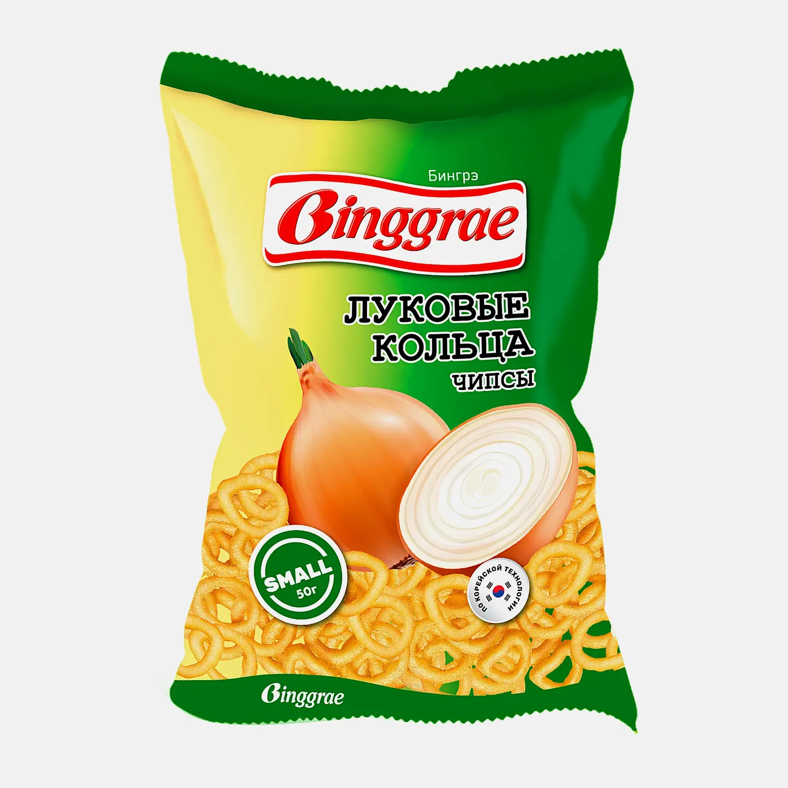 Изображение товара Чипсы с луковым вкусом Binggrae 50г