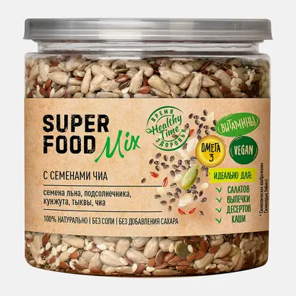 Смесь Superfood Mix с семенами чиа Царская Приправа 300г