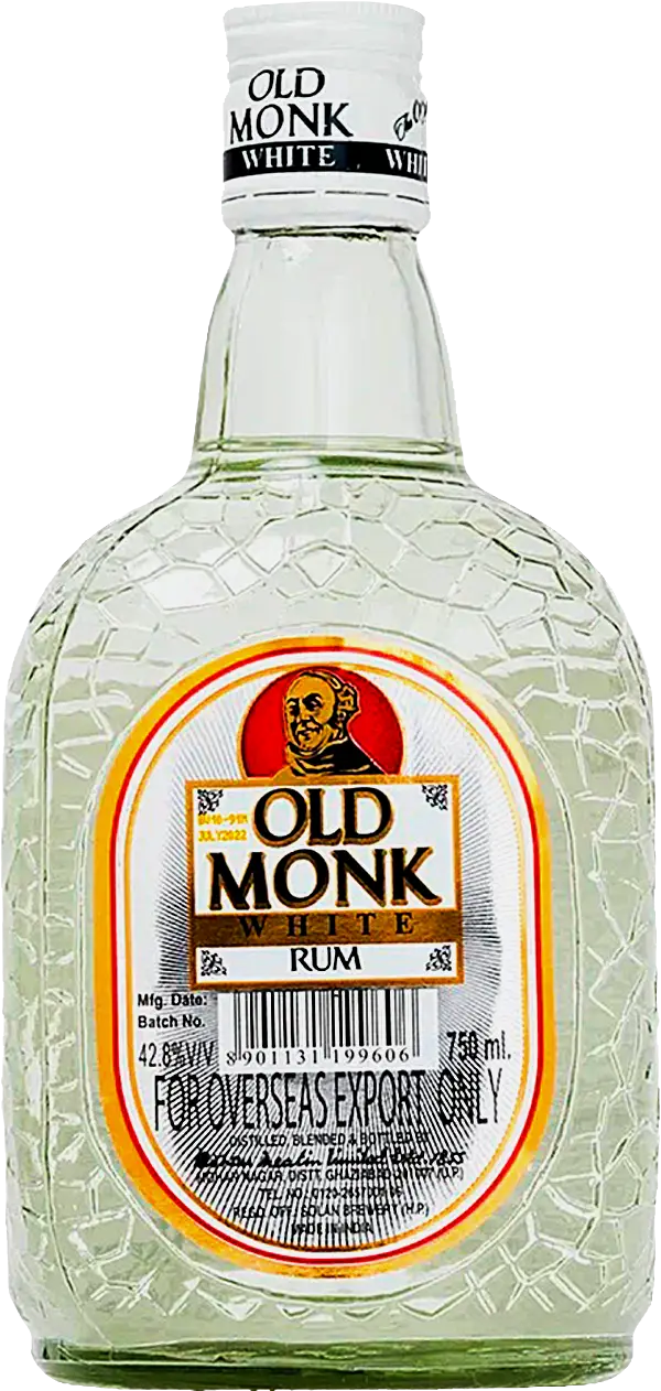 Изображение товара Ром Old Monk белый 42.8% 750мл Индийский крепкий напиток