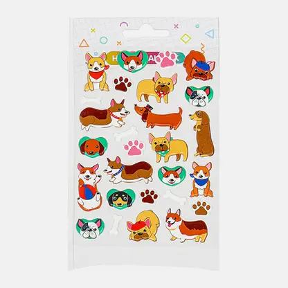 Наклейки 15*10см в ассортименте