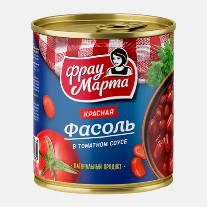 Фасоль Фрау Марта красная 310г