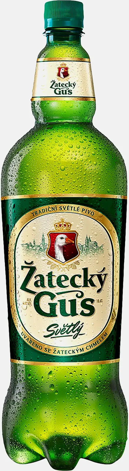 Изображение товара Пиво светлое Zatecky Gus фильтрованное 4.6% 1.35л Россия