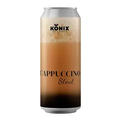 Пивной напиток Cappuccino Stout темный Konix 5% 450мл