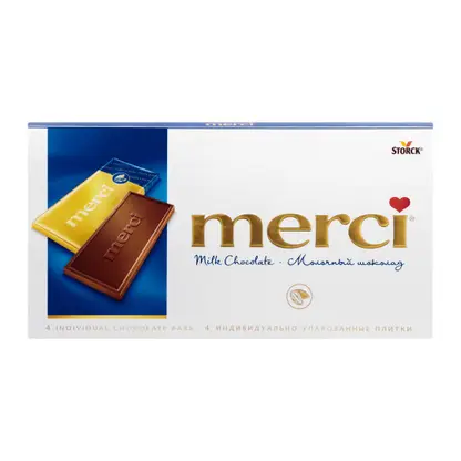 Изображение товара Шоколад Молочный Merci 100г
