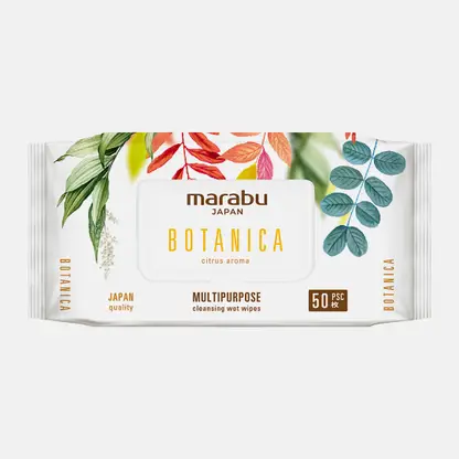 Влажные салфетки Botanica Marabu 50шт