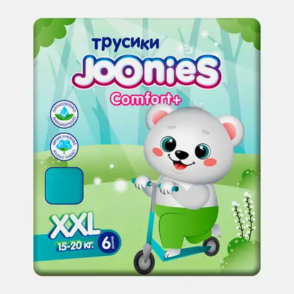 Подгузники-трусики Joonies Comfort р.XXL 15-20 кг 28шт