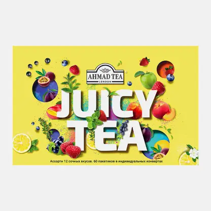 Подарочный набор Ahmad Tea Juicy Tea 60 пак