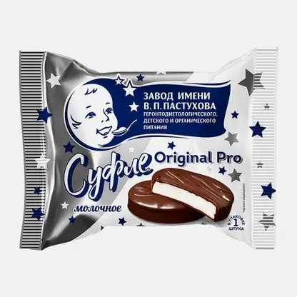 Десерт молочное суфле в бельгийском шоколаде ЗГДиОП им. В.П. Пастухова Original Pro 30г